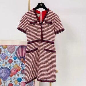 Gucci Vibrant Red Fabric with Silver Zipper